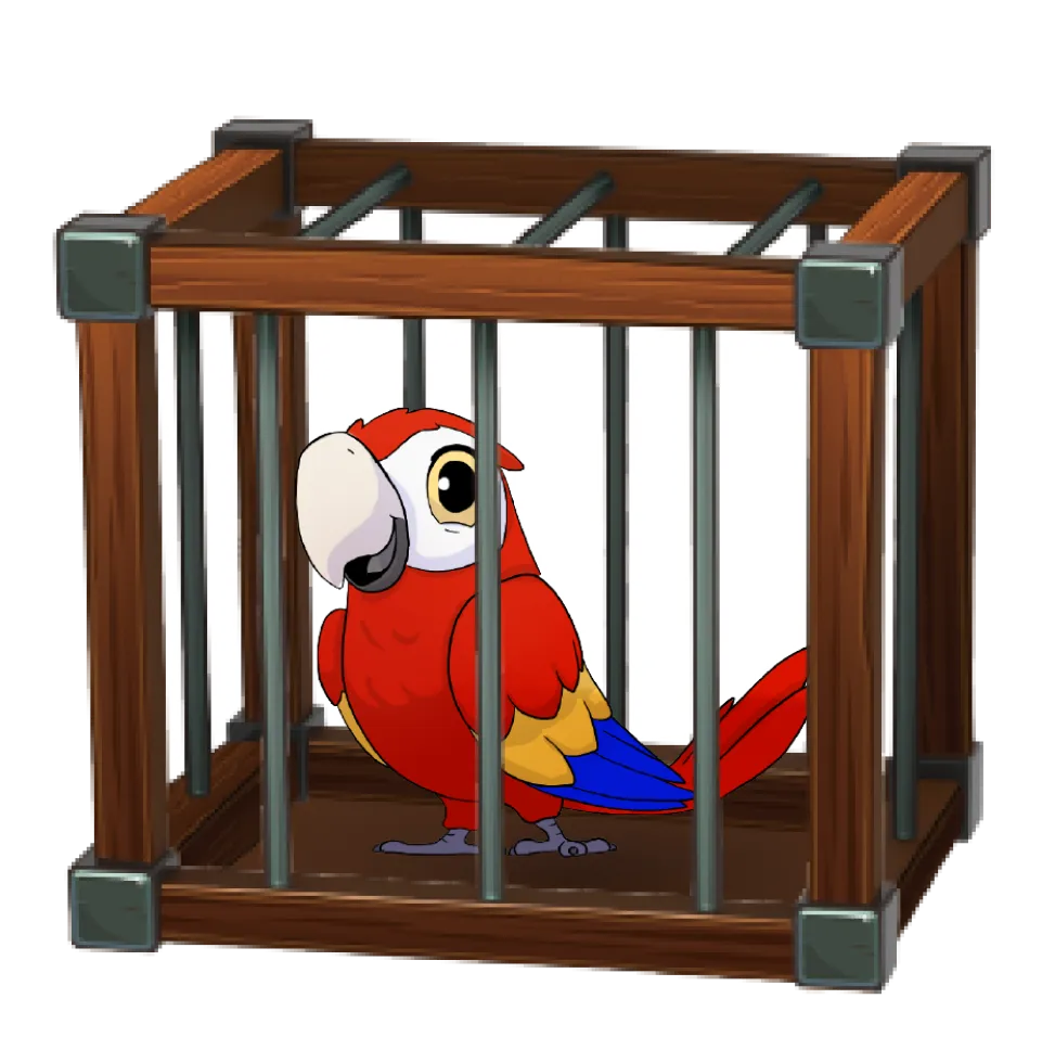 Parrot in Cage